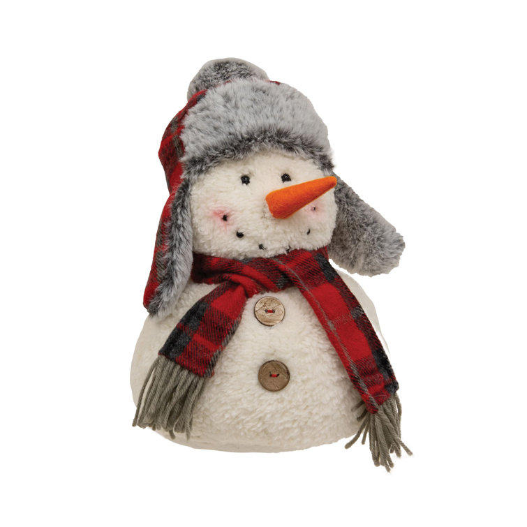 Small store stuffed snowman